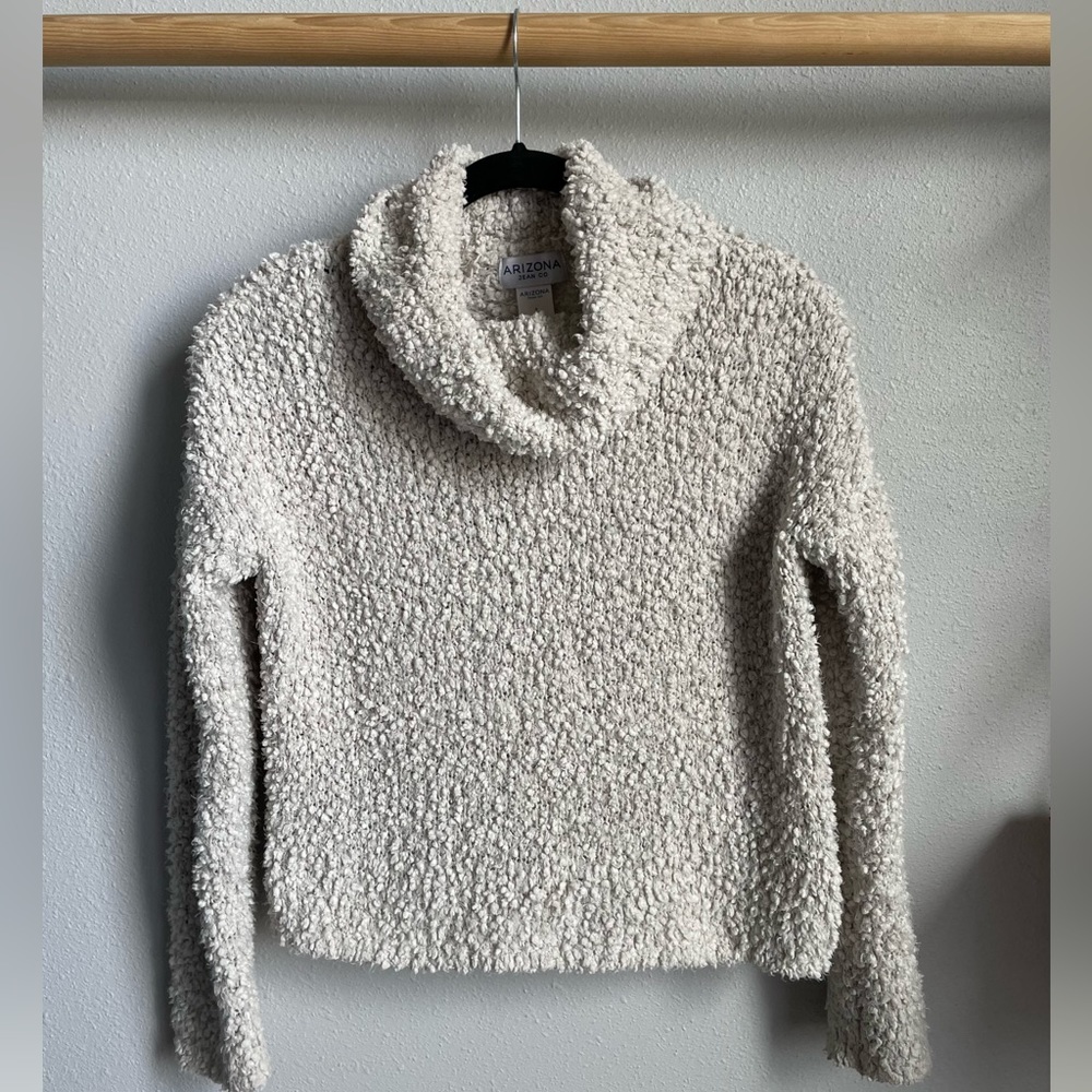 Size Small Arizona Jean Co textured cowl neck sweater